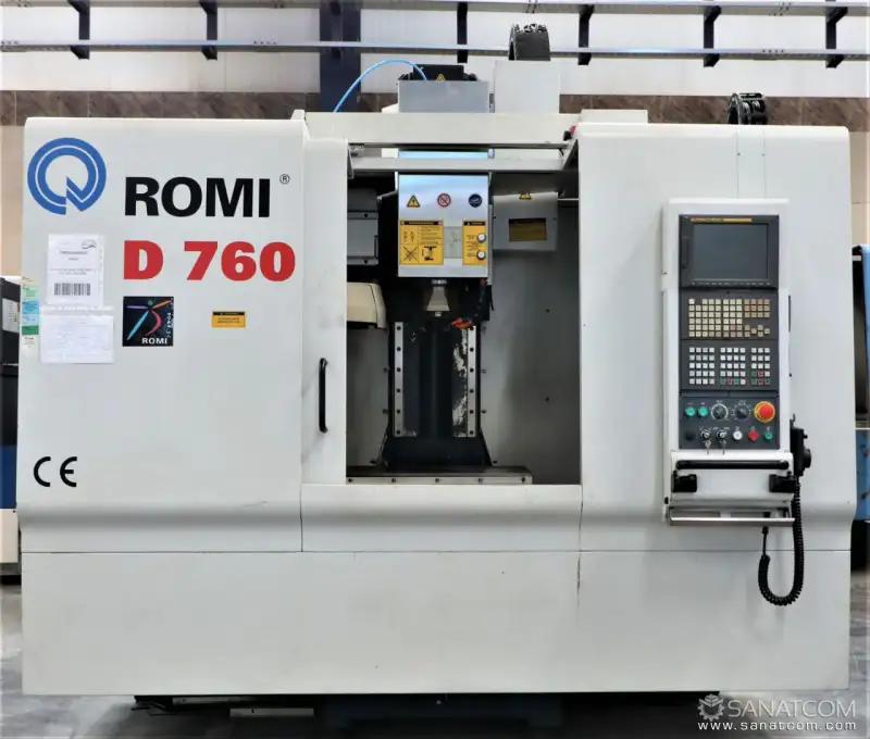 آگهی فرز CNC Romi D760 